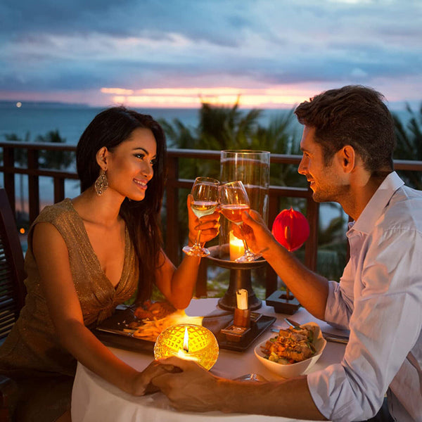 2PCS Candle Holder Tea Mould Candelabra Candlestick Resin Mold Party Home Decor