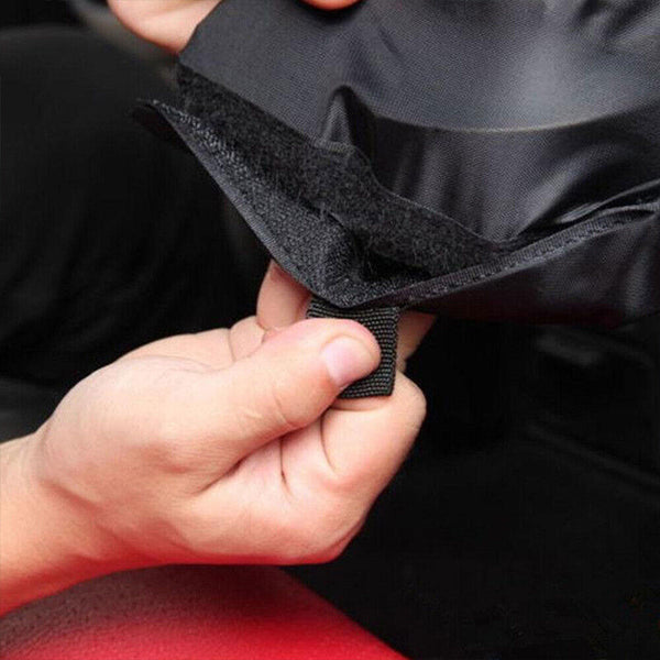 Car Travel Trash Can Bin Rubbish Garbage Hang Storage Bag Hanger Back Seat