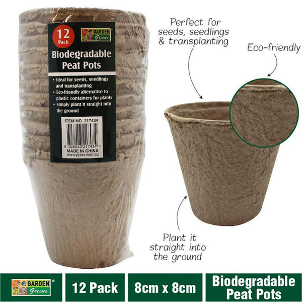 Biodegradable Paper Seedling Pots Seed Starter Garden Nursery Round Herb Planter