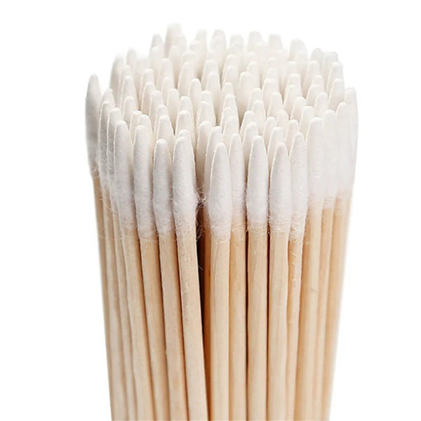 500PCS Sharp Pointed Cotton Swabs Applicator Tips Wooden Sticks Makeup Tools New