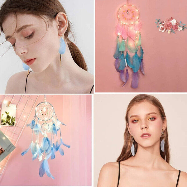 100pcs Goose feathers 6-12cm 11 Color Choice Millinery DIY Wedding Craft