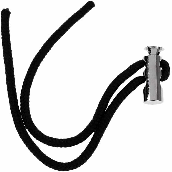 Double Hole Metal Cord Lock Apparel Clamp Barrel Toggle Spring Stopper