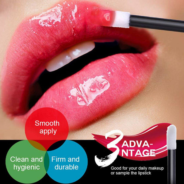Disposable Lip Brush Lip Wands Gloss Lipstick Applicator Brushes