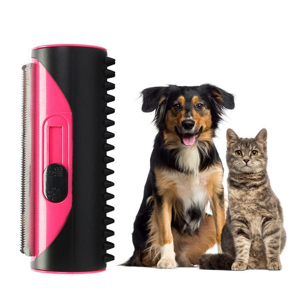 3in1 Deshedding Tool Dog Cat Horse Pet Grooming Brush Comb Hair Removal Bristle