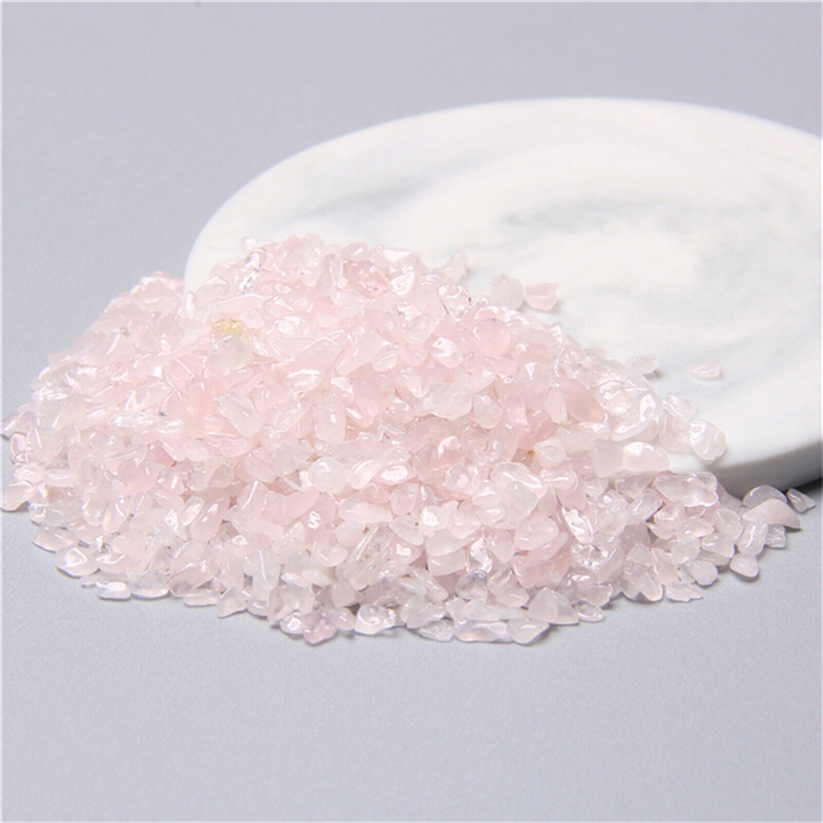 100G Natural Gemstone Tumbled Crystal Chips Chakra Wicca Jewelry Rose Quartz AU
