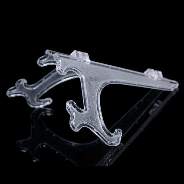 UP50x Clear Plate Stand Display Easel Photo Picture Bowl Dish Holder Frame Clear