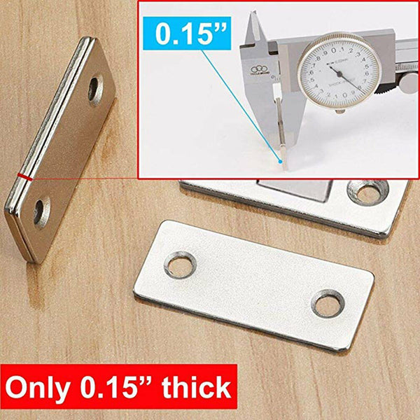 8PCS Strong Magnetic Door Catch Ultra Thin For Door Cabinet Cupboard Glass Latch