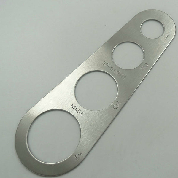 2X Stainless Steel Pasta Serving Size Measuring Tool Spaghetti Noodle Portion A