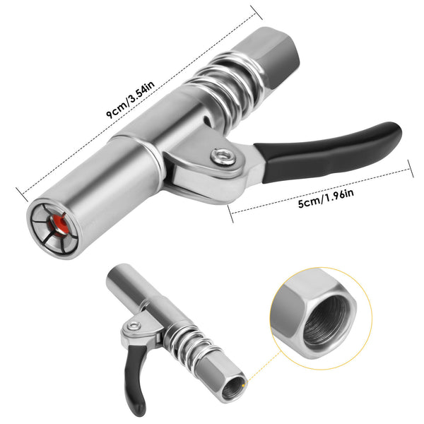 Grease Coupler Heavy-Duty Quick Release Grease Gun Coupler NPTI/8 10000PSI AU