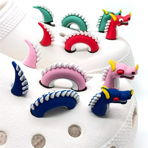DIY Shoes Decorations Cartoon Dragon Shoe Charm Inserted To Shoe Hole Decor Gift