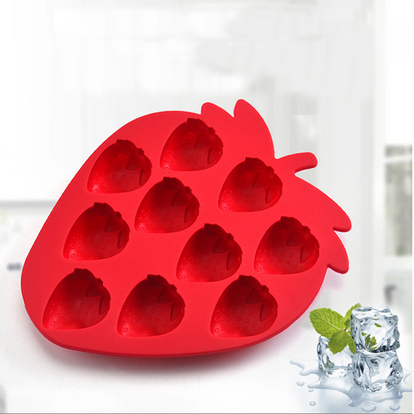 Strawberry Cookies Chocolate Cake Mold Baking Mould Ice Cube Tray Jelly Mold AU