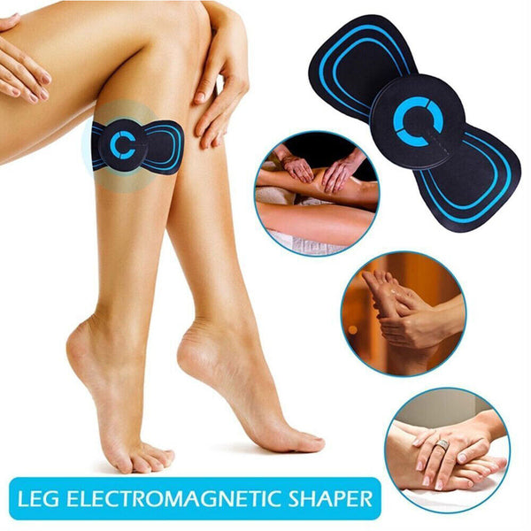 Mini Electric Neck Back Massager EMS Cervical Massage Patch Relief Pain Portable - Lets Party