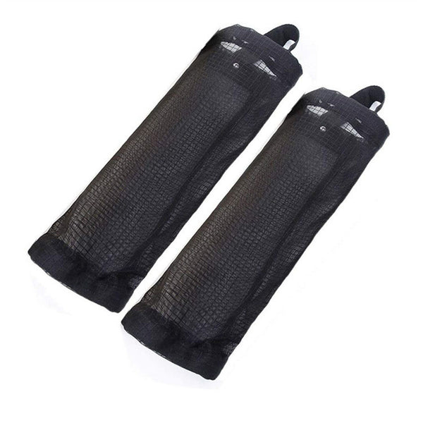 Hanging Holder Trash Mesh Storage Organizer Garbage Bags Plastic Bag Dispenser