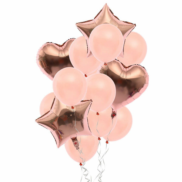Rose Gold Bridal Shower Decorations Bride to Be Banner Engagement Ring Balloon A