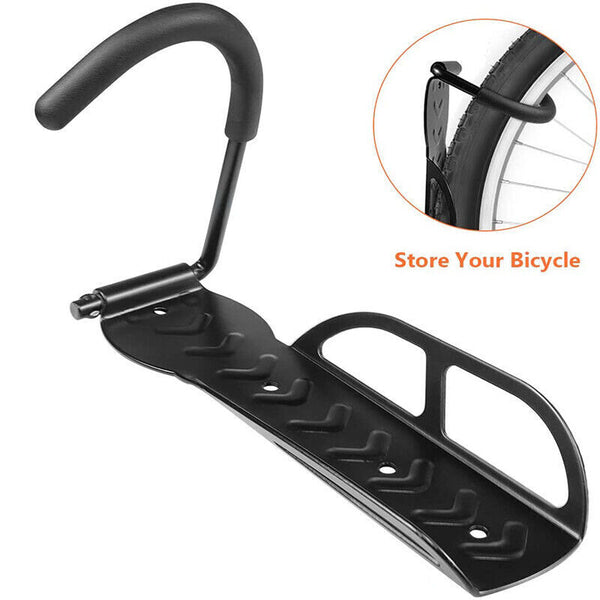 4PCS Steel Bicycle Bike Wall Rack Mount Garage Stand Holder Storage Hanger Hook