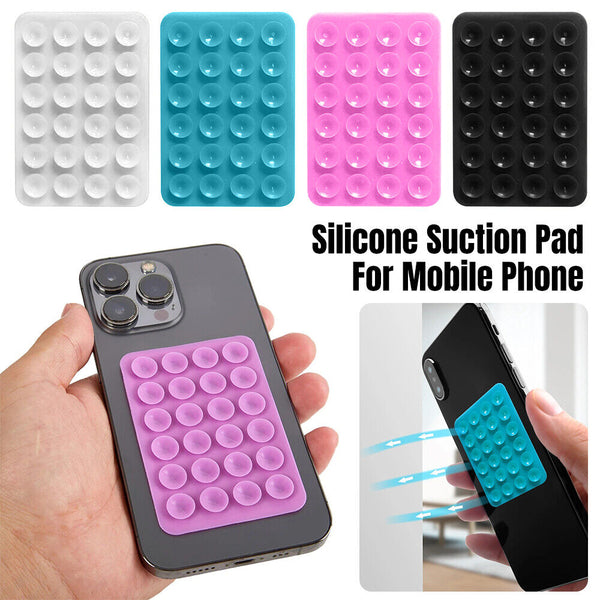 1/2 Silicone Suction Pad ForMobile Phone Fixture Suction Cup Silicone Phone Hold