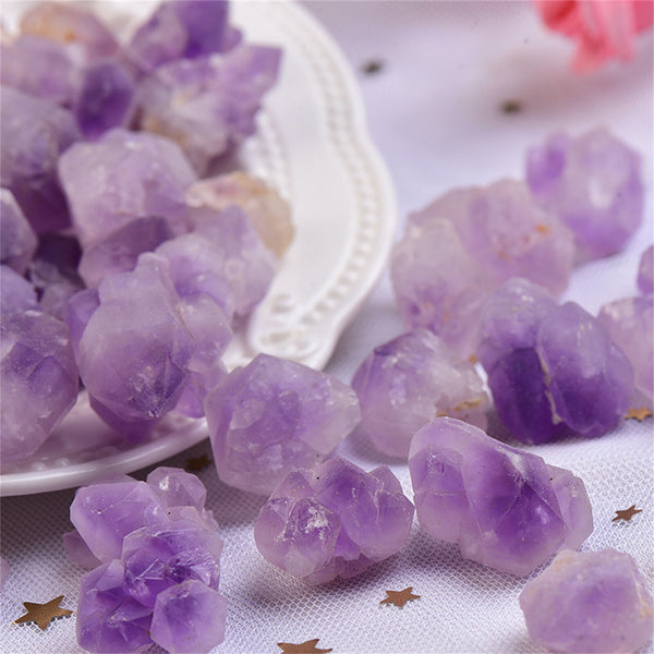 UP 1000G Natural Amethyst Raw Quartz Healing Reiki Stone Gemstone Home Decor AU
