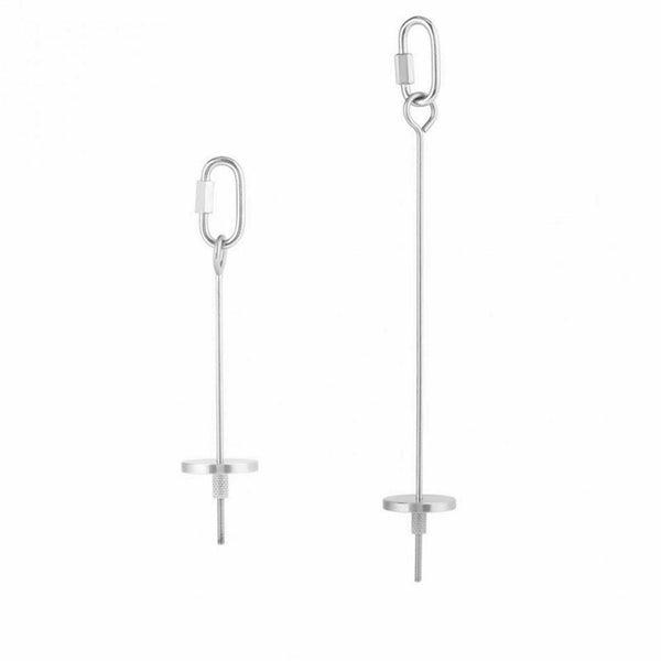 Stainless Steel Bird Parrot Cage Skewer Food Meat Stick Spear Fruit Toy Holder