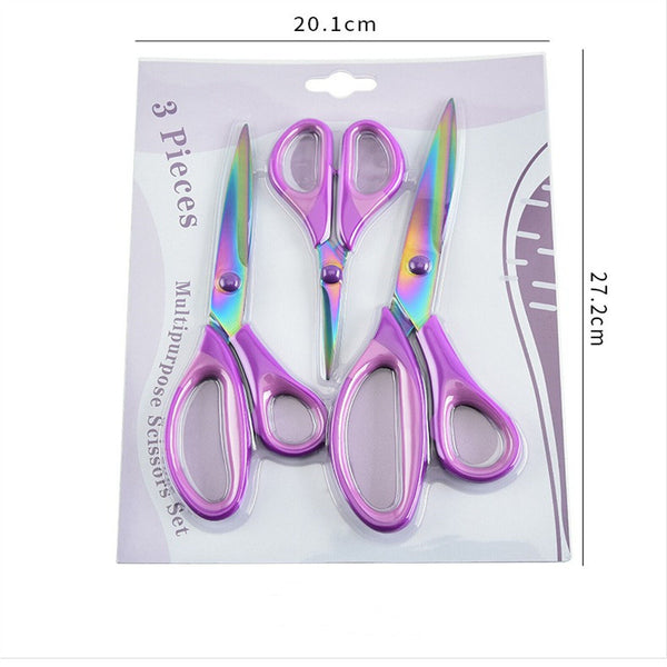 Tailor Titanium Soft Grip Sewing Scissors Set for Fabric Leather Dressmaking AU