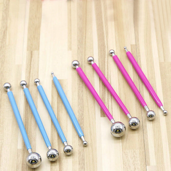 4PCS Ball Modelling Wedding Fondant Cake Flower Modelling Decorating Cutter Tool