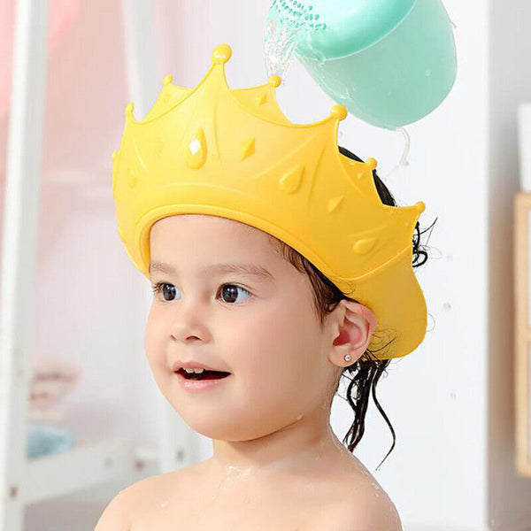 Adjustable Kids Baby Shower Cap Children Shampoo Bath Wash Hair Shield Visor Hat