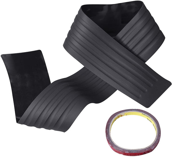 2pcs Car Trunk Rear Edge Protector Rubber Bumper Guard No Scratch Auto Universal