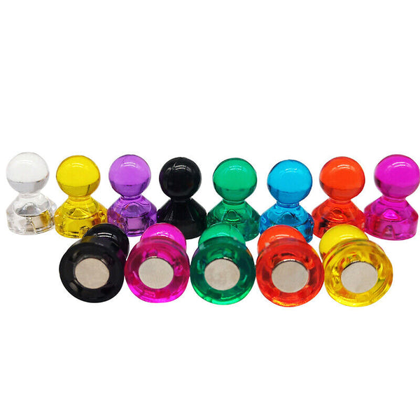 10-40x Magnets Push Pin Thumbtacks Magnets Fridge Whiteboard Magnets Office Home