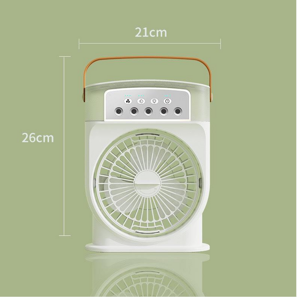 3 Speed Desk Misting Fan Spray Water Mist Fan Nightlights with 600ML Water Tank