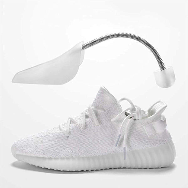 20/40X Adjustable Plastic Shoe Tree Shaper Keeper Footwear White Shoe Stretcher