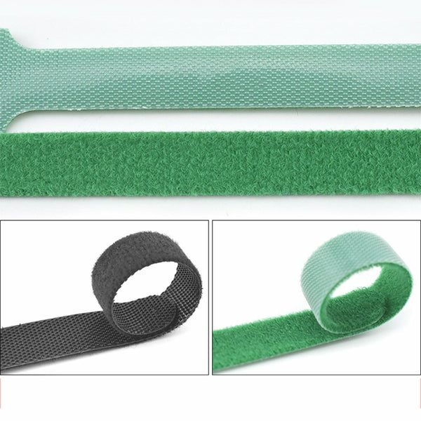 Hook and Loop Cable Ties Reusable Magic Cords Organiser Strap Tidy AU