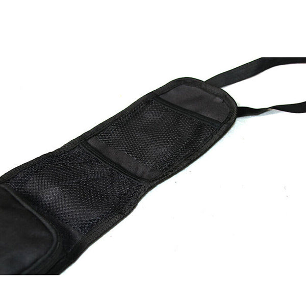 Car Seat Side Back Black Storage Organizer Mesh Pocket Hanging Bag Holder Bag AU