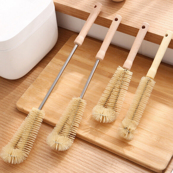 4Pcs Long Handle Bottle Cup Cleaning Brush Brew Scrubbing Kitchen Cleaner Washer