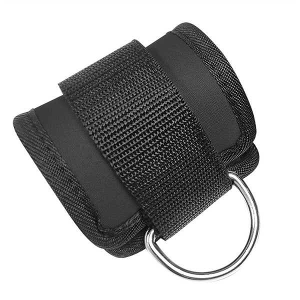Gym Heavy Duty Ankle Strap Pair Weight Lifting D-Ring Attachment Pulley Cable AU