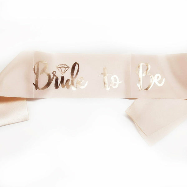 One Set Bride To Be Sash & Tiara Crown Bridal Shower Hen Night Party Decoration