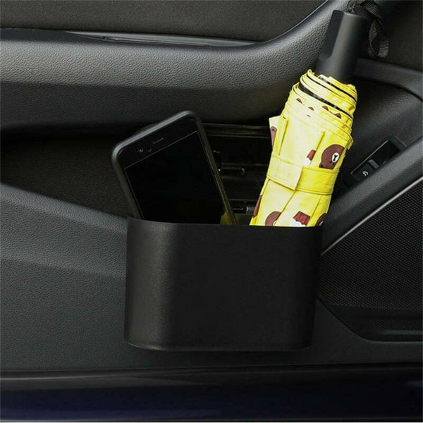 2X Car Trash Bin Door Hanging Trash Can Portable Rubbish Garbage Car Storage Box
