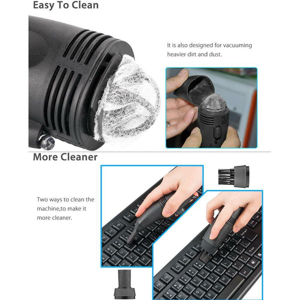 Mini Computer Vacuum USB Keyboard Cleaner PC Laptop Brush Dust Cleaning Kit New