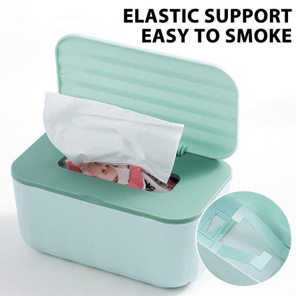Tissue Box – Wet Wipes Dispenser Case with Dustproof Lid