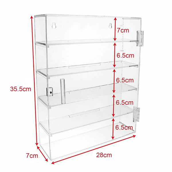 Acrylic-Display Case Clear Box Dustproof 5 Layer Self-Install Cars Trucks Luxury