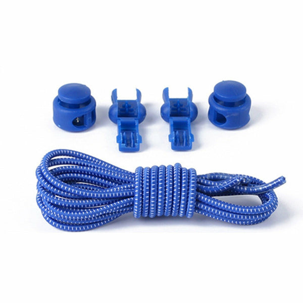 No Tie Shoe Laces Elastic Lock Lace System Lock Sports Shoelaces Runners Trainer - Lets Party