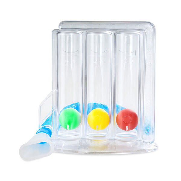 Lung Exerciser – 3-Ball Breathing Spirometer Trainer