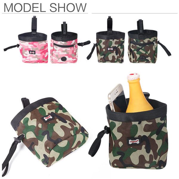 Pet Puppy Dog Obedience Training Treat Bag Feed Pouch Training Snack Waist Bag