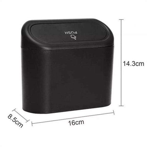 2X Car Trash Bin Door Hanging Trash Can Portable Rubbish Garbage Car Storage Box