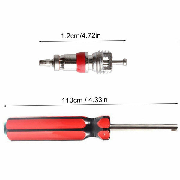 20 X Tyre Valve Core Insert Remover Tool Fits For Schrader Car Bike Motorcycle A