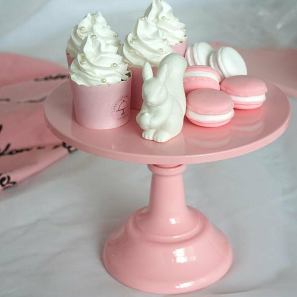25cm Cake Stand Gold Iron Cupcake Wedding Dessert Bar Party Pedestal Fruit Tray