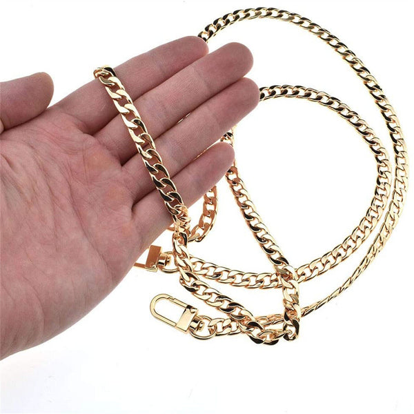 1.2M Metal Handbag Shoulder Bag Purse Chain Smooth Replacement Crossbody Strap