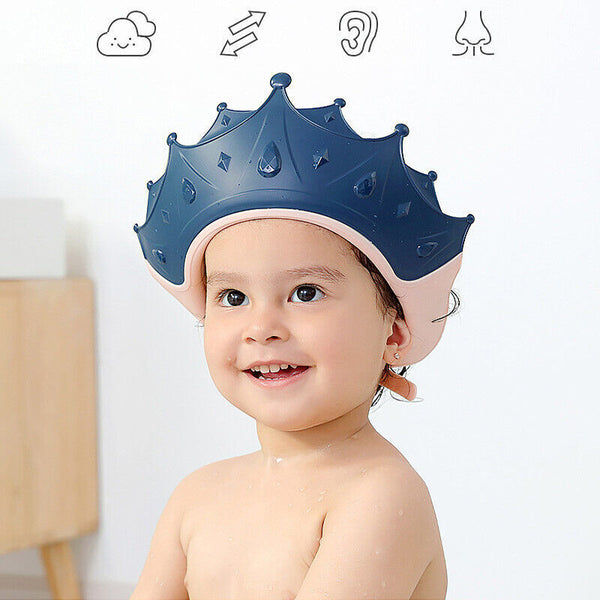 Adjustable Kids Baby Shower Cap Children Shampoo Bath Wash Hair Shield Visor Hat