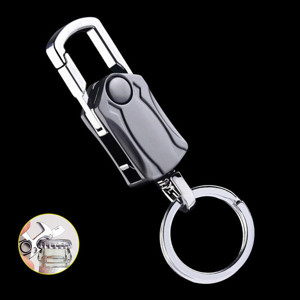 Gift Car Key Rings Alloy Chain Keychain Holder Metal Stylish Heavy Duty Keyring