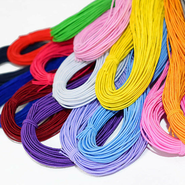 4 roll Elastic Stretch Thread colourful String Cord Bead Necklace Bracelet 0.8mm