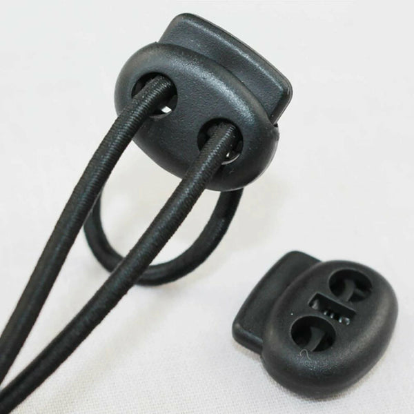 5mm Hole Stopper Cord Lock Bean Toggle Clip Apparel Shoelace Cord Lanyard