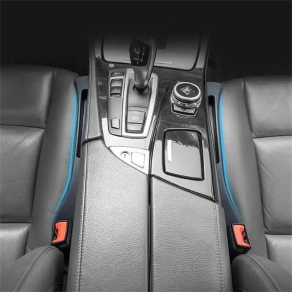 2Pcs Car Seat Gap Filler Spacer Auto PU Universal Soft Holster Blocker Pad AUS